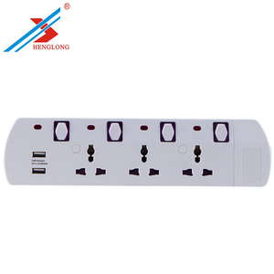 USB 503 supresor de picos de tensión Universal Power Strip con 3 o <span class=keywords><strong>4</strong></span> vías, hembra - Product Image 5