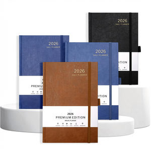 Libreta de agenda personalizada con relieve, logotipo estampado en caliente, con líneas, agenda corporativa profesional, fabricación personalizada en fábrica - Product Image 1