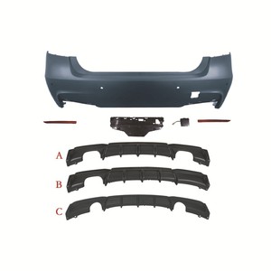 Mt איכות גבוהה abs ערכת גוף פלסטיק <span class=keywords><strong>3</strong></span> סדרה f30 מול מצב סראונד משודרג אורות ערפל נמוך מימין לשמאל - Product Image 4