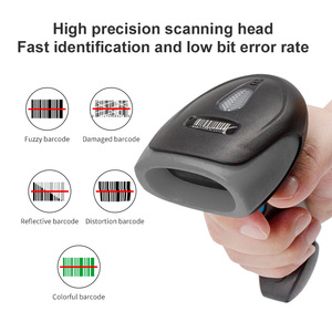 U20 Imagen CMOS de alta velocidad Escáner de código QR 1D/2D Lector de código de barras <span class=keywords><strong>USB</strong></span> con cable/inalámbrico 2,4G para decodificación de barra de mano Bluetooth - Product Image 3