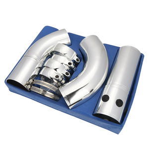 Прямого холодного воздуха фильтр системой впрыска трубопровод набор Универсальный Регулируемый <span class=keywords><strong>3</strong></span> дюймов алюминиевая труба забора воздуха комплект - Product Image 3