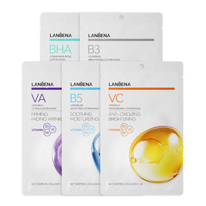 Kadınlar için LANBENA vitamini kollajen yüz Anti Aging yüz maskesi cilt desteği için Oem - Product Image 1