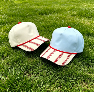 Casquette de baseball réglable en toile bicolore pour <span class=keywords><strong>femme</strong></span>, avec broderie personnalisée Wibes Gameday, style trucker, Noël - Product Image 1