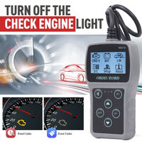 Herramienta de escaneo de diagnóstico de coche OBD2 MS310 Pantalla de 2,4 pulgadas Material ABS Lector de código de falla Probador de batería incluido-Nueva versión de software