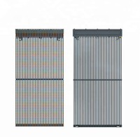 Écran de rideau en maille LED souple MDS 8/16/33/50 mm, rideau en maille, écran de fenêtre transparent, écran en verre pour la vente
