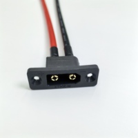 Connecteur mâle-femelle personnalisé Amass XT90E-M avec câble en silicone 10AWG 12AWG 14AWG, assemblage de câbles de 15cm 20cm 30cm 50cm