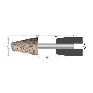 ABRA BETA - AB000920054 Meules coniques à tête arrondie pour acier inoxydable (multi-pack) - EAN 8020935801444 ABRASIVES - Product Image 1