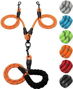 Double <b>Dog</b> <b>Leash</b> 360° Tangle Free Swivel Dual <b>Leash</b> No Tangle Control for 2 <b>Dogs</b> Safe Walking - Product Image 4