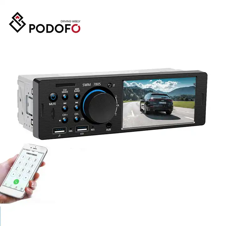 Car Radio Bluetooth Single DIN Car Stereo Audio, MP3 Player Car Stereo 1 DIN  W/ Bluetooth Handsfree/FM/Dual USB/TF/Aux/EQ/Quick Charge W/Wireless Remote  Control - China Car Audio, Car Radio
