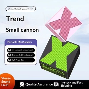 Haut-parleur sans fil X1 en promotion transfrontalière, mini enceinte portable d'extérieur avec son surround 360° et subwoofer, idéal pour la maison, cadeau inclus - Product Image 3