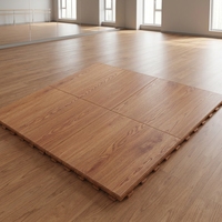 Panneaux de plancher de danse en bois emboîtables portables sur mesure pour événements de mariage et fêtes en extérieur (vente en gros)