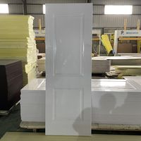Porte intérieure en PVC composite, en forme de nid d'abeille, pour chambre à coucher, bon marché, 1 pièce