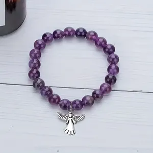 Pulsera Natural de Cuentas de Vidrio Coloridas, Estimulante de la Confianza, Profesional, Pedido Mínimo Bajo, Elección de Piedras Personalizadas - Product Image 5