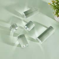 Accessoires de photographie en cristal solide transparent et poli, écologiques, sur le thème de l'iceberg, pour la présentation de bijoux de boutique et le rangement de cosmétiques