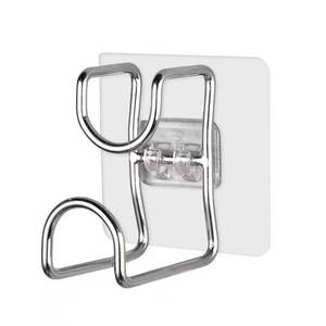 Gancho para Lavabo de Baño de Acero Inoxidable, Montaje en Pared sin Taladro, con Adhesivo, Resistente, Conveniente y Práctico - Product Image 6