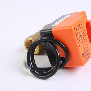 Válvula de Bola Eléctrica Dn20 3/4 Pulgadas Roscada de Bronce para Control de Agua con Interruptor Manual - Product Image 4