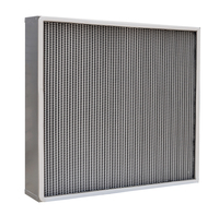 Filtre à air plissé industriel HEPA haute température pour salle blanche CVC – Filtration haute efficacité