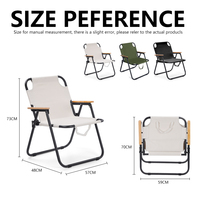 Chaise de camping pliante moderne en tissu Oxford 600D avec tube métallique épaissi, chaise lune 1 personne pour utilisation en parc
