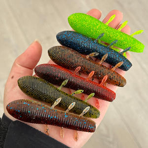 WEIHE appâts de pêche en PVC pour la pêche au bar à naufrage lent leurre de pêche en plastique souple avec granulés de sel - Product Image 6