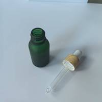 Flacons compte-gouttes en verre noir de 10 ml, 20 ml, 30 ml, 50 ml, 100 ml pour emballage cosmétique, sérum et soins de la peau