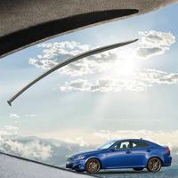 Pour Mitsubishi ASX 2011-2023, 4 visières de fenêtre teintées fumées en PC, garniture chromée, déflecteurs de pluie sans perçage, accessoires de voiture