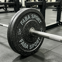Équipement de fitness commercial de qualité supérieure, plaque de musculation en acier et caoutchouc durable pour l'entraînement de force et la musculation