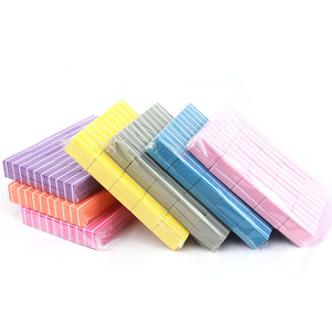 Wholesale 50pcs/bag Double-Sided Mini Frosted Square Colorful EVA Sponge <b>Nail</b> File for <b>Nail</b> Polish - Product Image 3