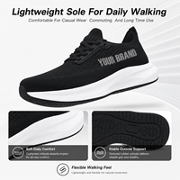Chaussures de course pour hommes 2025 transfrontalières de haute qualité à coupe large, respirantes, avec semelle extérieure en caoutchouc amortissant, idéales pour l'été et en maille