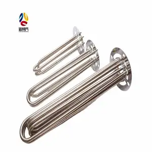 12KW 15KW 18KW or customized stainless steel industrial flange electric oil heating element boiler water immersion heater
