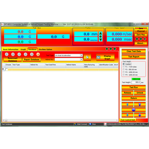 Ece r22.06 xe máy Mũ bảo hiểm tác động hấp thụ thử nghiệm máy cho mô phỏng gia tốc thử nghiệm - Product Image 6
