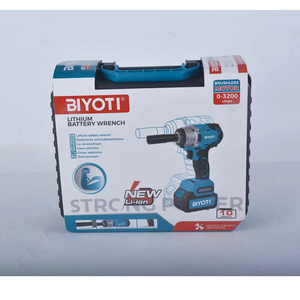 BIYOTI Set Avvitatore <span class=keywords><strong>a</strong></span> Impulsi Senza Fili 350NM, 1/2 Pollice, Alta Coppia, Motore Brushless con <span class=keywords><strong>Batteria</strong></span> Ricaricabile per Fai-da-Te - Product Image 6