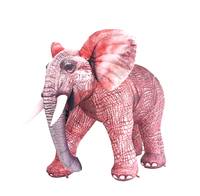 Nuevo Diseño, Resistente al Agua y a los Rayos UV, Elefante Inflable Gigante y Duradero para Publicidad Exterior y Eventos, Tamaño Personalizable