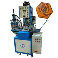 Hanshu Nouvelle Presse à Chaud Automatique Haute Fréquence 27,12 MHz pour Embossage de Logos sur Patchs en Microfibre PU et Découpe Hydraulique Or