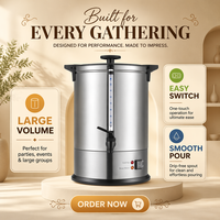 Cafetière électrique 7 litres à double paroi, bouilloire à café 110V/220V, machine à café et à thé SUS304