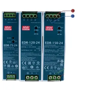 مولد طاقة EDR-150-24 Meanwell بقوة 150 وات 24 فولت