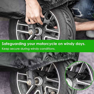 मोटर बाइक कवर भंडारण मोटरसाइकिल कवर सबसे अच्छा आउटडोर निविड़ अंधकार मोटरसाइकिल कवर - Product Image 3