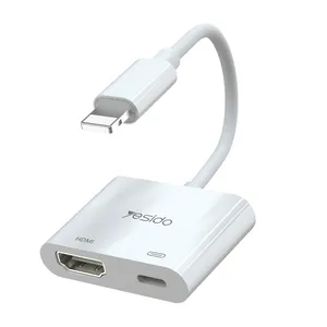 Yesido HM06 Transmisión rápida usando durante la carga 1080P de alta definición para adaptador HDMI de versión