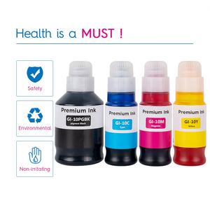 GI-10 de tanque de tinta GI10 GI 10, botella a granel Compatible con recarga a base de agua, tinta para impresora Canon PIXMA <span class=keywords><strong>GM2010</strong></span> - Product Image 3
