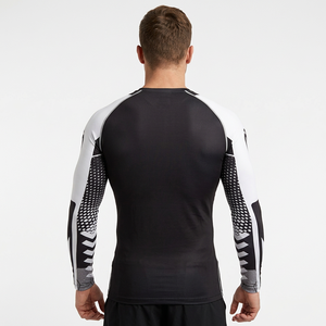 Freandy Sports Men's Full Sleeve <b>Rash</b> <b>Guard</b> <b>BJJ</b> Custom Premium Quality Print Quick Dry Spandex Polyester Compression Shirt - Product Image 2