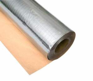 Rouleau de papier kraft laminé en aluminium de qualité industrielle pour l'isolation des toitures, des conduits et l'emballage - Product Image 3