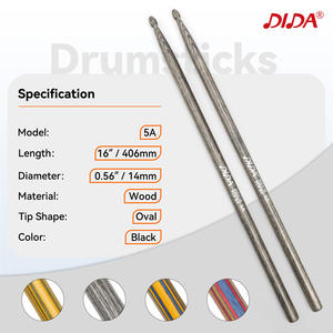 5A 5B 7A stik drum kayu ringan tahan lama tongkat latihan untuk drum aksesoris instrumen musik - Product Image 2