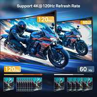 Commutateur HDMI 2.1 8K bidirectionnel 48 Gbps 2 entrées 1 sortie, séparateur HDMI HDR VRR Dolby pour PS5 Xbox PC Moniteur