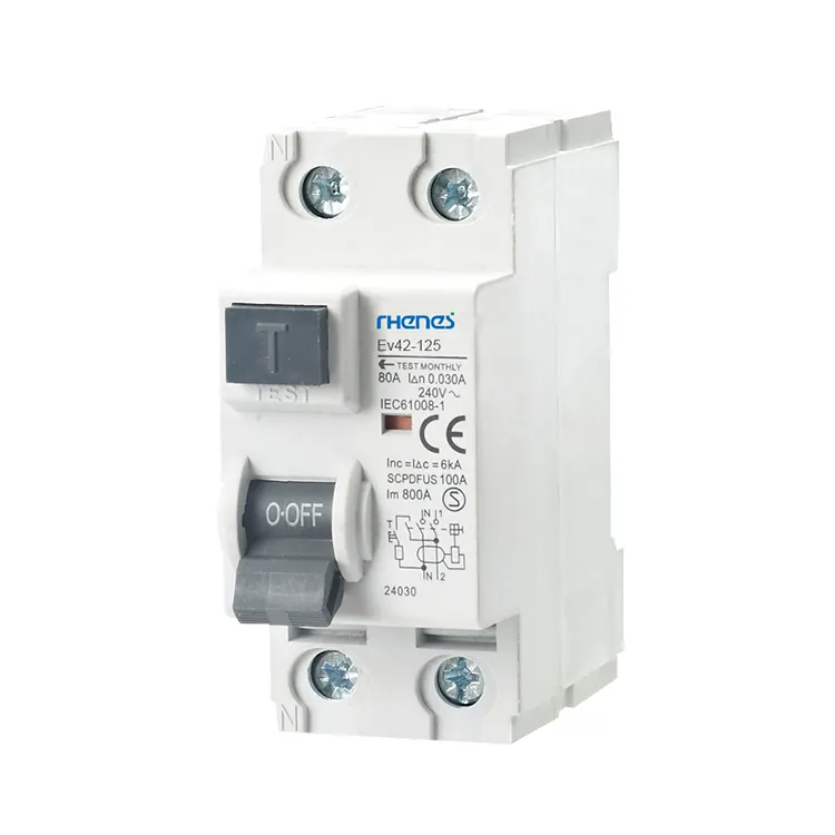 ID Type RCCB 2/4 Pole 40A 30mA rcd residual current circuit breaker price