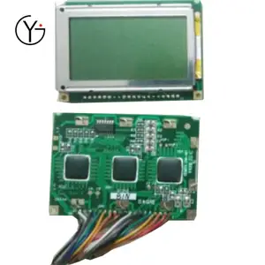 G1216 STN-LCD dokunmatik ekran sanayi kullanımı için 128*64 G121600N000 ekran