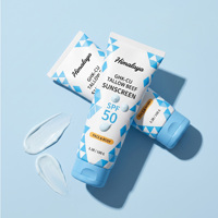 Crème solaire minérale personnalisée OEM/ODM au peptide de cuivre et au suif, SPF 30/50, réparatrice pour peaux abîmées par le soleil