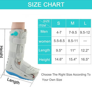 AMAIN ajustable médico neumático pie espuma andador bota estabilizador ortopédico aire CAM andador bota para <span class=keywords><strong>fractura</strong></span> - Product Image 2