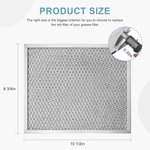 <b>Range</b> Hood Filter S97006931 Aluminum Mesh Oil Stain Filter for Broan Nutone - Product Image 3