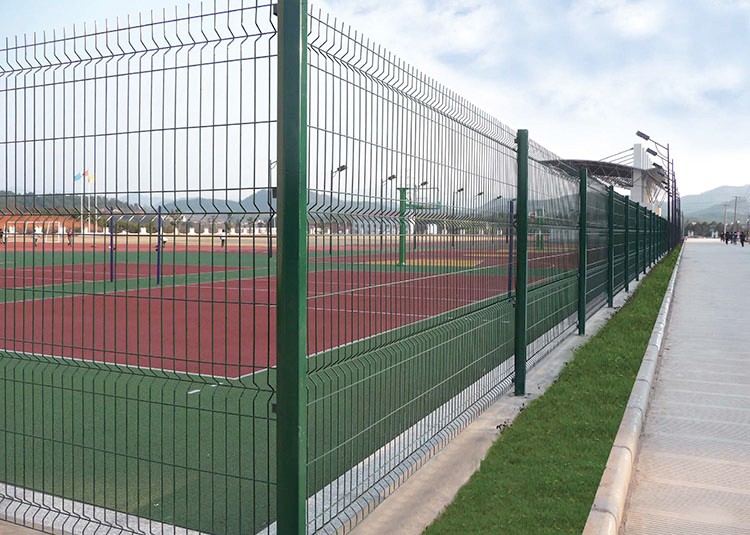 Powder Coated 1.5m 3d Curved Wire Mesh Fence Galvanized Steel