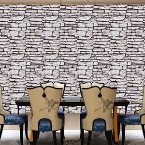 Tùy Chỉnh Trang Trí Nhà Đá Bóng Nhãn Dán Cuộn Cuộn Giấy Tường Gạch Nền Pvc Tapiz Adesivo Papel De Parede - Product Image 4