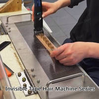 Machine à extensions de cheveux injectées, pour une pose super soignée, effet cuir chevelu invisible, idéale pour les usines de cheveux et salons.